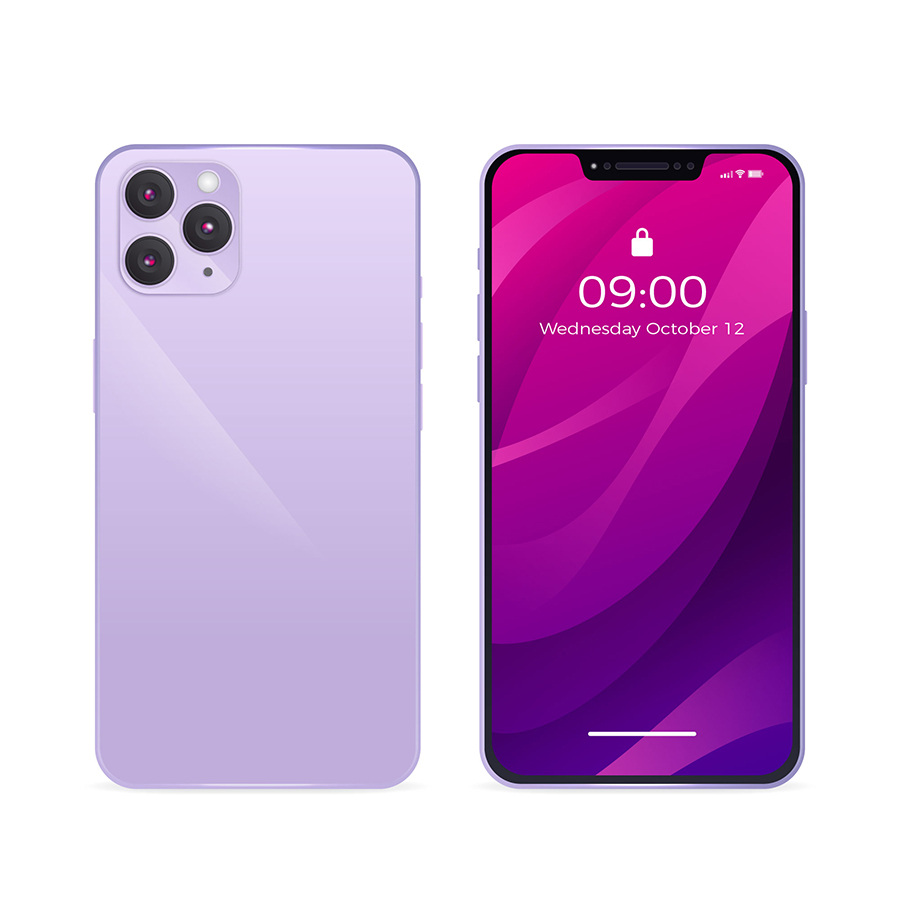 ภาพโทรศัพทมือถือไอโฟน bg สีม่วง